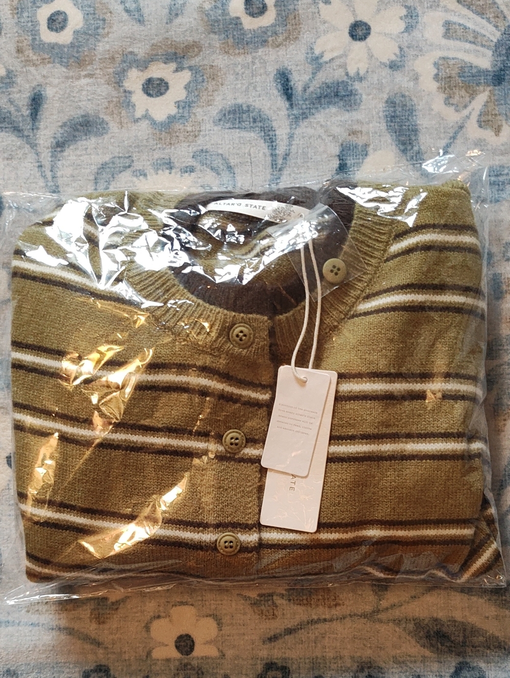 ALTER'D STATE: Lennox Stripe Button Up Cardigan - Picture 5 of 7